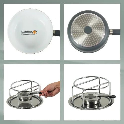 Набір для фондю KELA Lancy, 10 предметів, сірий (16564)