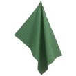 Кухонний рушник KELA Cora, 70x50см, темно-зелений в смужку (12821)