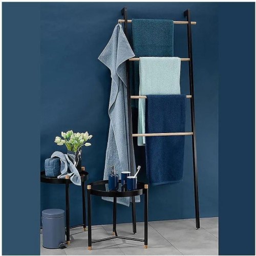 Рушник-рукавичка махрова для обличчя KELA Ladessa, 15х21см, темно-синій (23284)