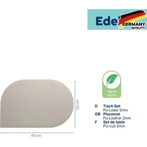 Килимок сервірувальний KELA Edel, 45х30см, пісочний (12661)