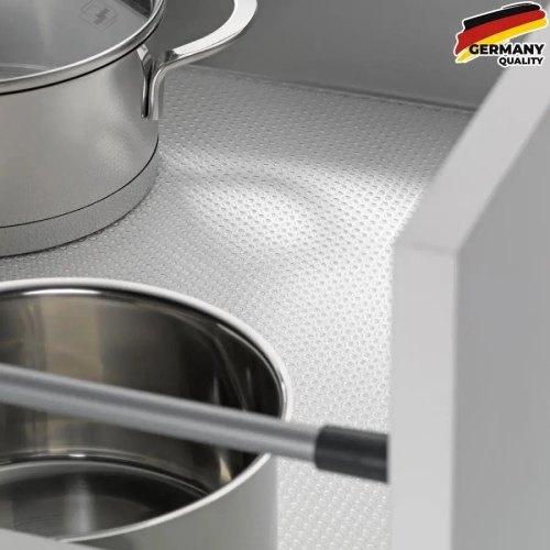 Килимок для кухонних ящиків KELA Soletta, 150х50см, темно-сірий (11388)