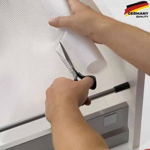 Килимок для кухонних ящиків KELA Soletta, 150х50см, темно-сірий (11388)