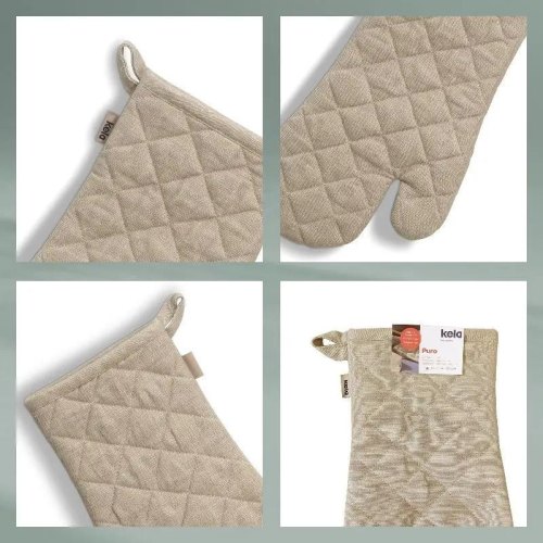 Прихватка-рукавиця KELA Puro, 31x18см, бежева (12811)