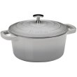 Каструля KELA Calido, 21см, 2.5л, чавун, з кришкою, сіра (12605)