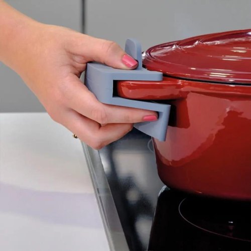 Накладка на ручку каструлі KELA Cali, силікон, димчато-блакитна (12869)