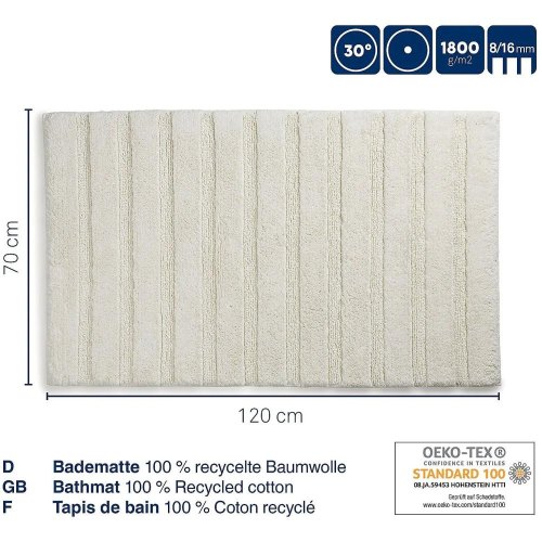 Килимок для ванної KELA Megan, 120х70см, зелений мох (24707)