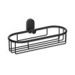 Полиця-сітка для ванної кімнати KELA Alessio, 26х10.5см, чорна (22759)