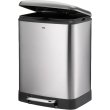 Відро для сміття KELA Davino, 2 відділення, 2х12л, з педаллю, сріблясте (10954)