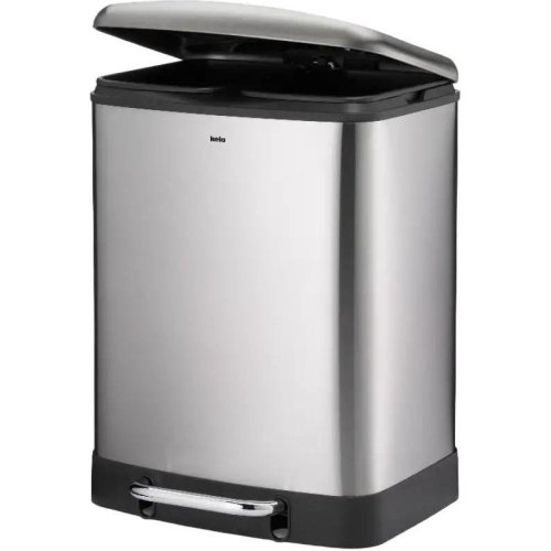 Відро для сміття KELA Davino, 2 відділення, 2х12л, з педаллю, сріблясте (10954)