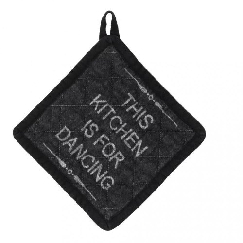 Прихватка KELA Gianna, 20x20см, чорно-біла (12779)