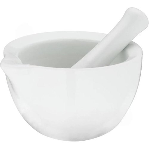 Ступка керамічна KELA Paco, 10x6см, з товкачем (10774)