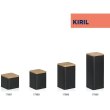 Ємність для зберігання сипучих KELA Kiril, 11.5х11.5х9.5см, 0.8л, чорна (17887)