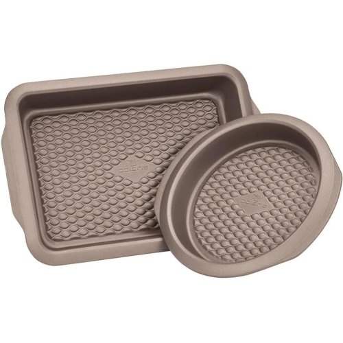 Набір форм для випічки POLARIS Harmony-3222SET, прямокутна 32x22см, кругла 22см, вуглецева сталь (015438)