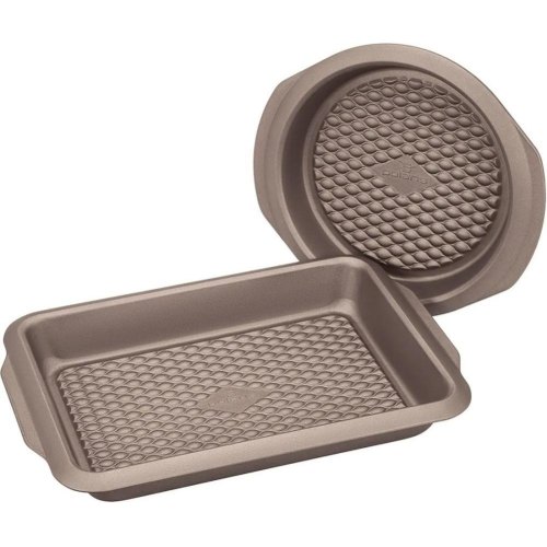 Набір форм для випічки POLARIS Harmony-3222SET, прямокутна 32x22см, кругла 22см, вуглецева сталь (015438)