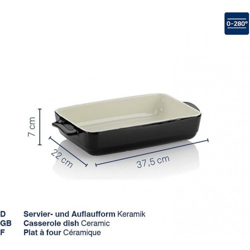 Форма для запікання KELA Malin, кераміка, світло-сіра (15293)