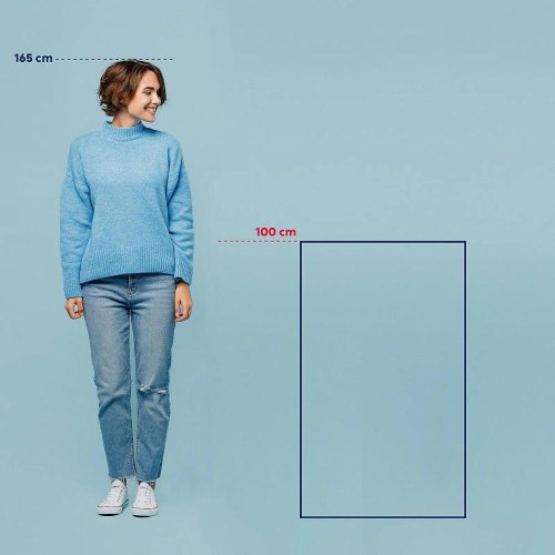 Килимок для ванної KELA Miu, 100х60см, світло-рожевий (24726)