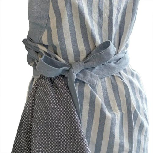 Фартух KELA Caja, 80х67см, димчасто-блакитний (12876)