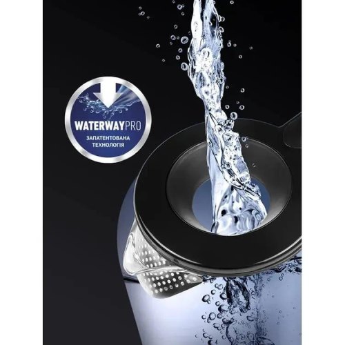 Електрочайник POLARIS PWK 17103CGL Water Way Pro, чорний (24232)