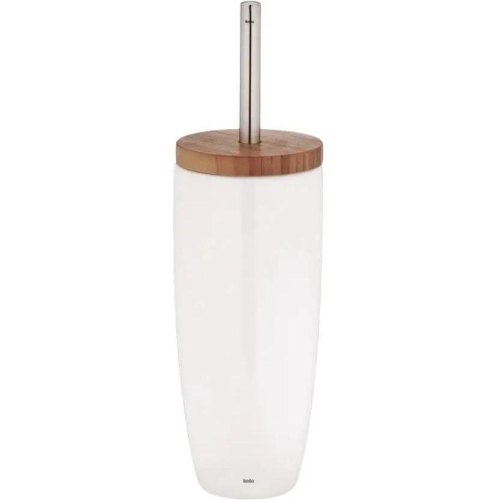 Йоржик для унітазу KELA Natura, 37.5х11.5см, білий (20960)