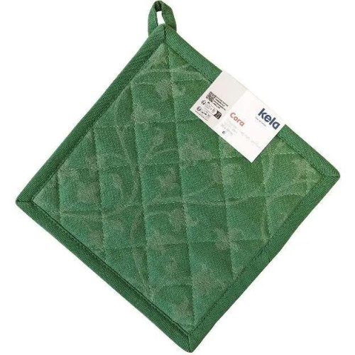 Прихватка KELA Cora, 20x20см, зелений візерунок (12819)