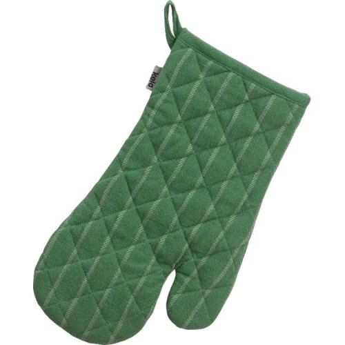 Прихватка-рукавиця KELA Cora, 31x18см, темно-зелена в смужку (12818)