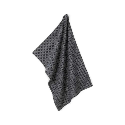 Рушник кухонний KELA Gianna, 70x50см, чорно-білий з візерунком (12783)