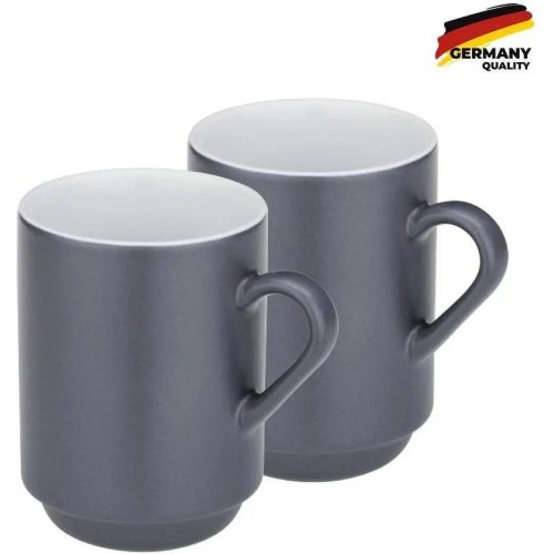 Набір чашок KELA Mattia, 300мл, 2шт, сірий (12757)