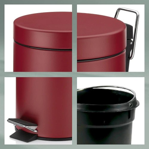 Відро для сміття KELA Monaco, 3л, малиново-червоне (24297)