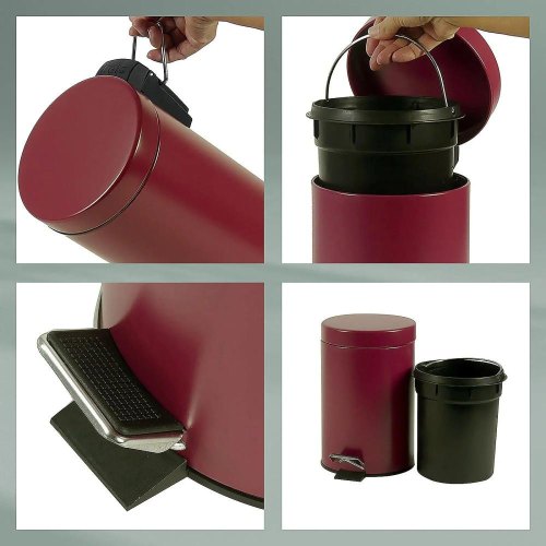 Відро для сміття KELA Monaco, 3л, малиново-червоне (24297)