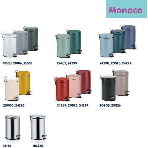 Відро для сміття KELA Monaco, 3л, малиново-червоне (24297)