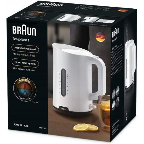 Електрочайник BRAUN WK 1100 WH