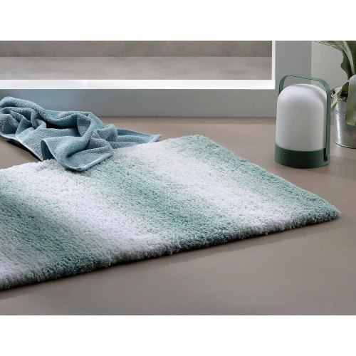 Килимок для ванної KELA Ombre, 120х70см, морозно-блакитний (23571)