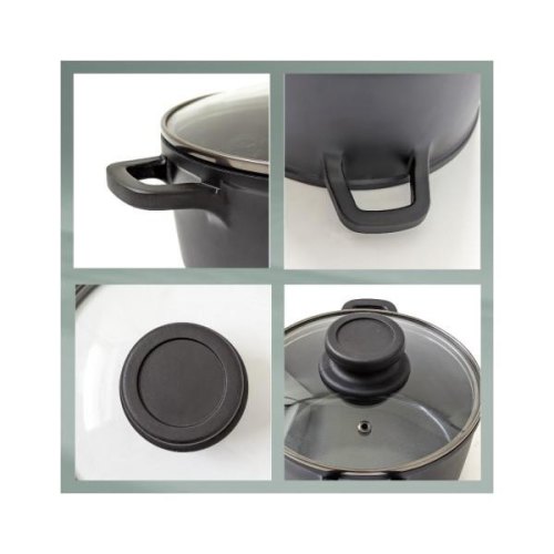 Каструля KELA Atura, 16см, 1л, з кришкою (15169)