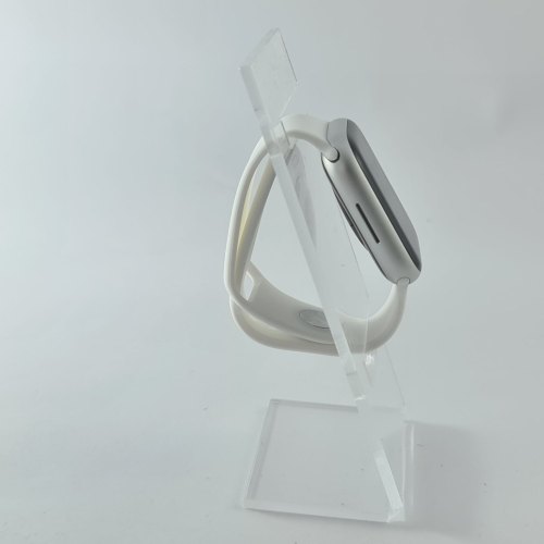 Смарт-годинник Apple Watch Series 8 GPS, 45mm, Silver, White Sport Band USED ** (2CMP6N300503)