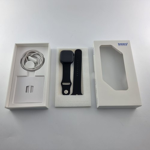 Смарт-годинник Apple Watch Series 10 GPS, 46mm, Jet Black, Black Sport Band, M/L USED ** (2BMWWQ300502)