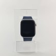 Смарт-годинник Apple Watch Series 10 GPS, 46mm, Silver, Denim Sport Band, M/L USED ** (2AMWWM300501)