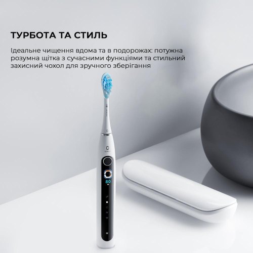 Електрична зубна щітка Oclean X Pro 20 Set Electric Toothbrush, Black (6970810556964)