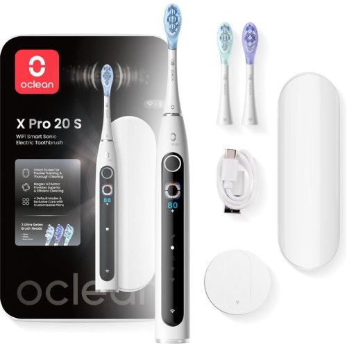 Електрична зубна щітка Oclean X Pro 20 Set Electric Toothbrush, White (6970810556971)