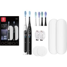 Електрична зубна щітка Oclean X Pro 20 S Duo Set, White/Black (6970810556919)