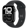 Смарт-годинник Apple Watch Series 10 GPS, 46mm, Jet Black, Black Sport Band, M/L USED ** (2QMWWQ300502)