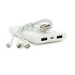 Зовнішній акумулятор Powerbank Ttec, 10000mAh, 2xUSB Type-A/microUSB, 20W, White (2BB171B)