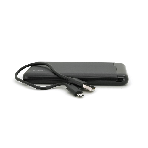 Зовнішній акумулятор Powerbank Ttec, 10000mAh, 2xUSB Type-A/USB Type-C, 20W, Black (2BB183S)