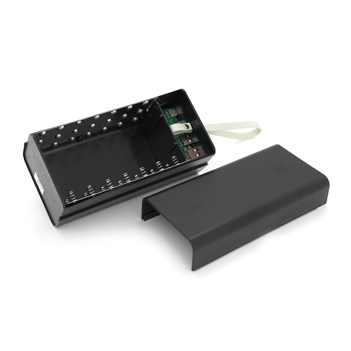 Зовнішній акумулятор Powerbank Voltronic T21-PD, живлення 21х18650, 22.5W, MicroUSB/USB Type-C/Lightning, дисплей, ABS, PVC, Black
