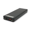 Зовнішній акумулятор Powerbank Voltronic M10-PD, живлення 10х18650, MicroUSB/USB Type-C, ліхтарик, дисплей, ABS, PVC, Black
