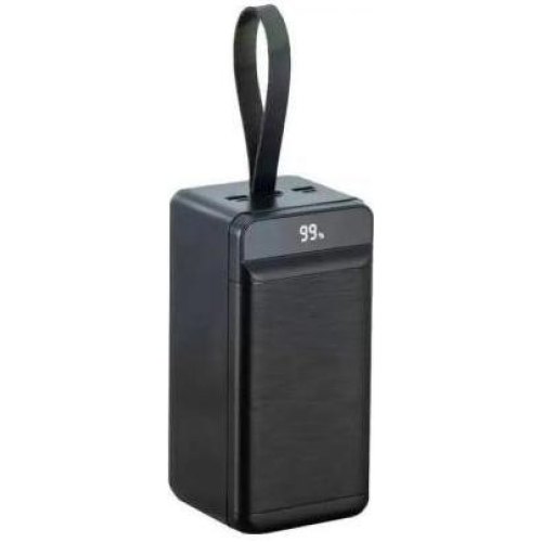 Зовнішній акумулятор PowerBank XO PR160, 80000mAh, PD20W, ліхтарик, Black