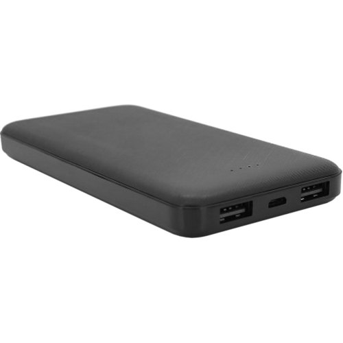Зовнішній акумулятор Powerbank ASONIC AS-P10-B, 10000mAh, 2xUSB Type-A, Black