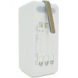 Зовнішній акумулятор Powerbank Power Way TX-80, 80000mAh, White/Black