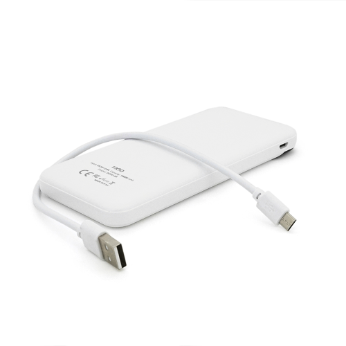 Зовнішній акумулятор Powerbank Power Way TX-10, 10000mAh, 2xUSB Type-A, White/Black