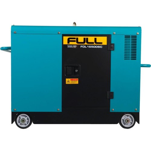 Генератор дизельний Full FDL16500SC, 12kW (16.25kVA), 292FA, однофазний 220V, 50Hz, повітряне охолодження, 50л