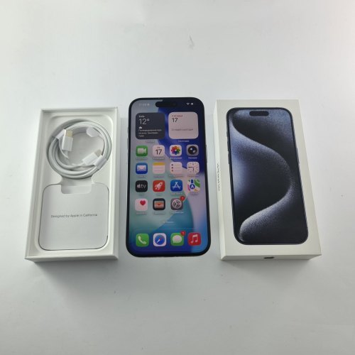 Смартфон Apple iPhone 15 Pro 128 GB Blue Titanium USED **